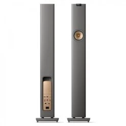 KEF LS60 Wireless Floorstanding Active Speakers (Pair), Titanium