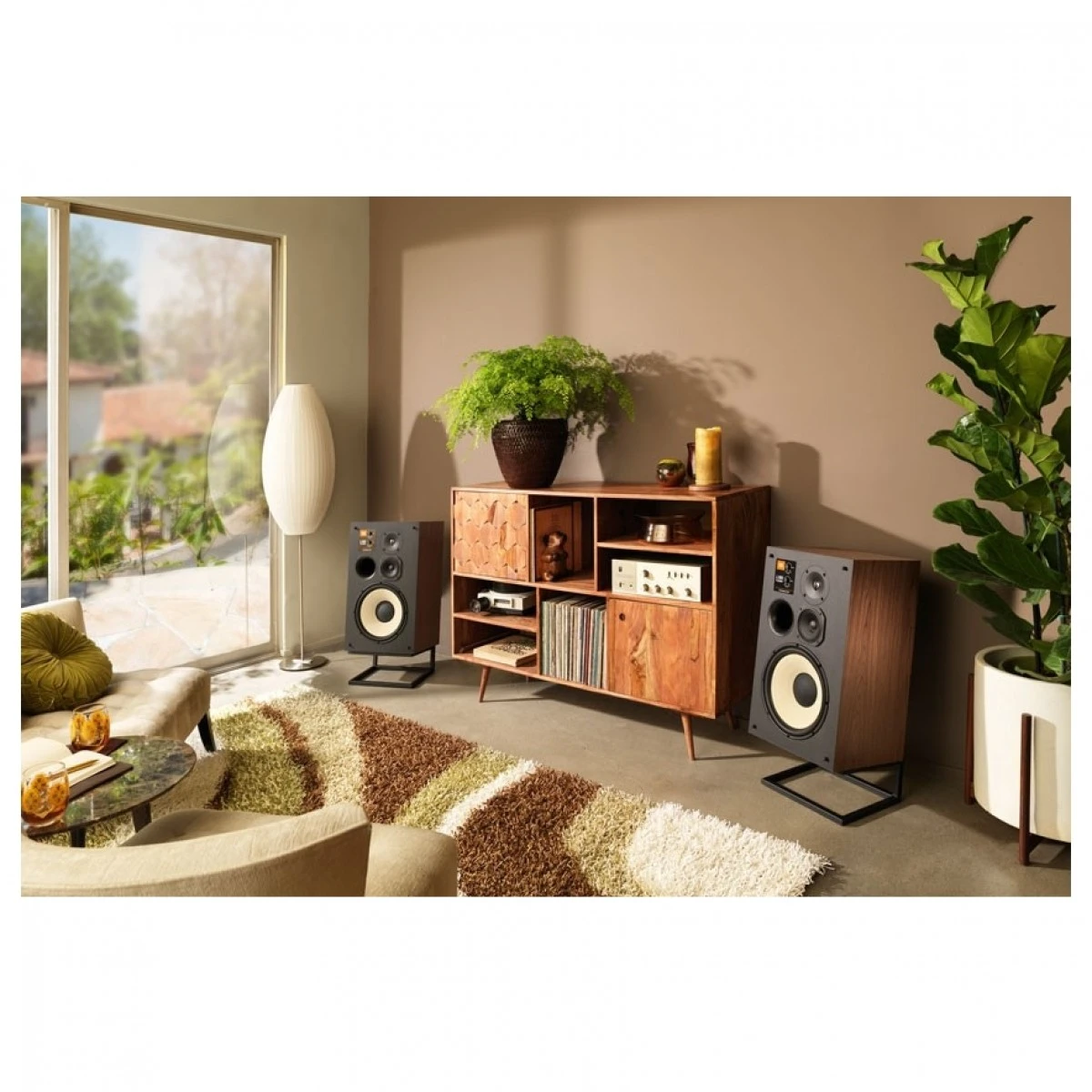 JBL L100 Classic 3-Way Stand Mount Speakers (Pair), Black - Image 4