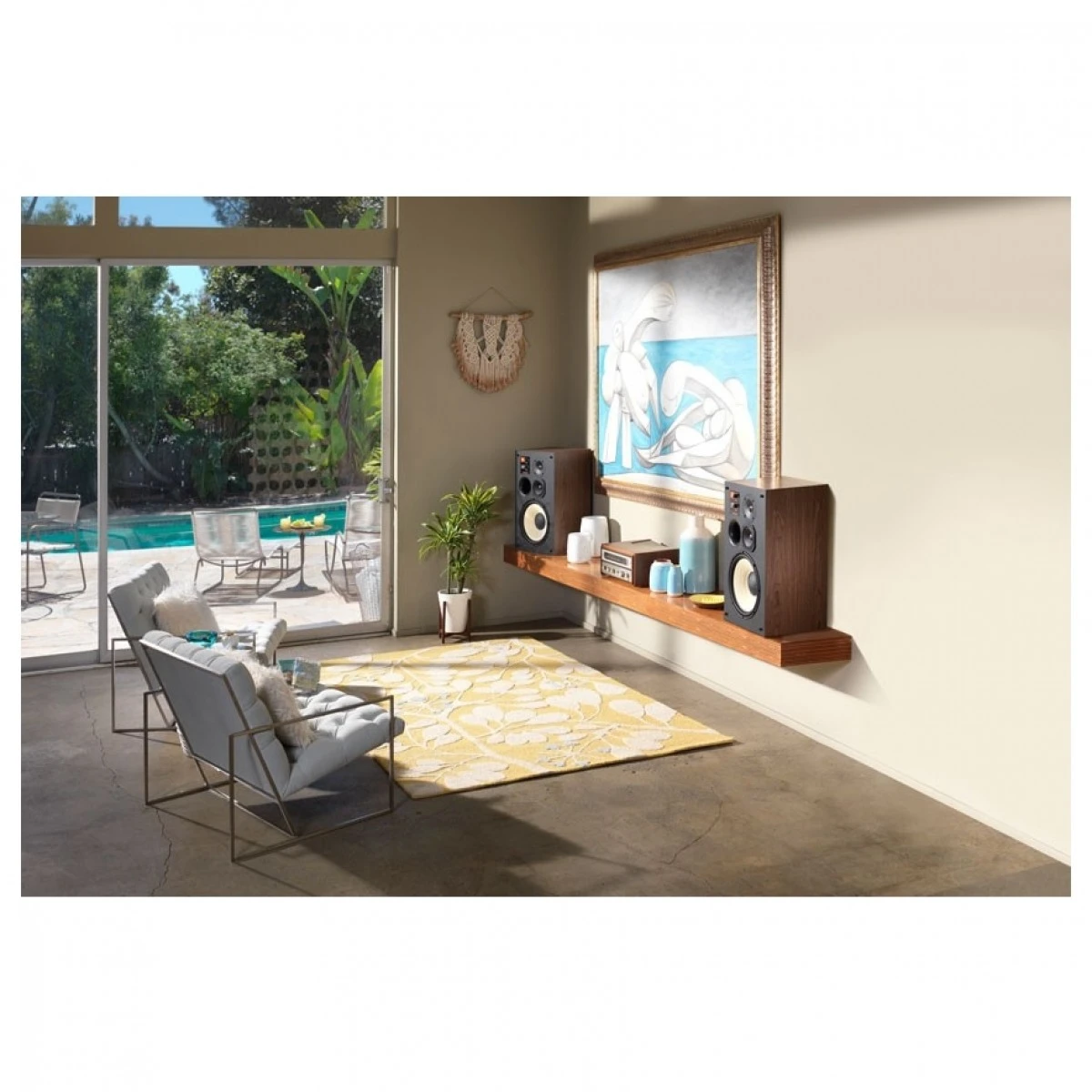 JBL L100 Classic 3-Way Stand Mount Speakers (Pair), Black - Image 5