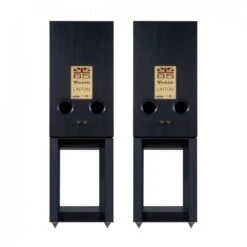 Wharfedale Linton Speakers With Matching Stand (Pair), Black Oak