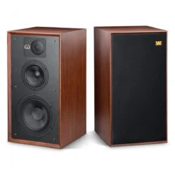 Wharfedale Linton Standmount Speakers, Mahogany (Pair)
