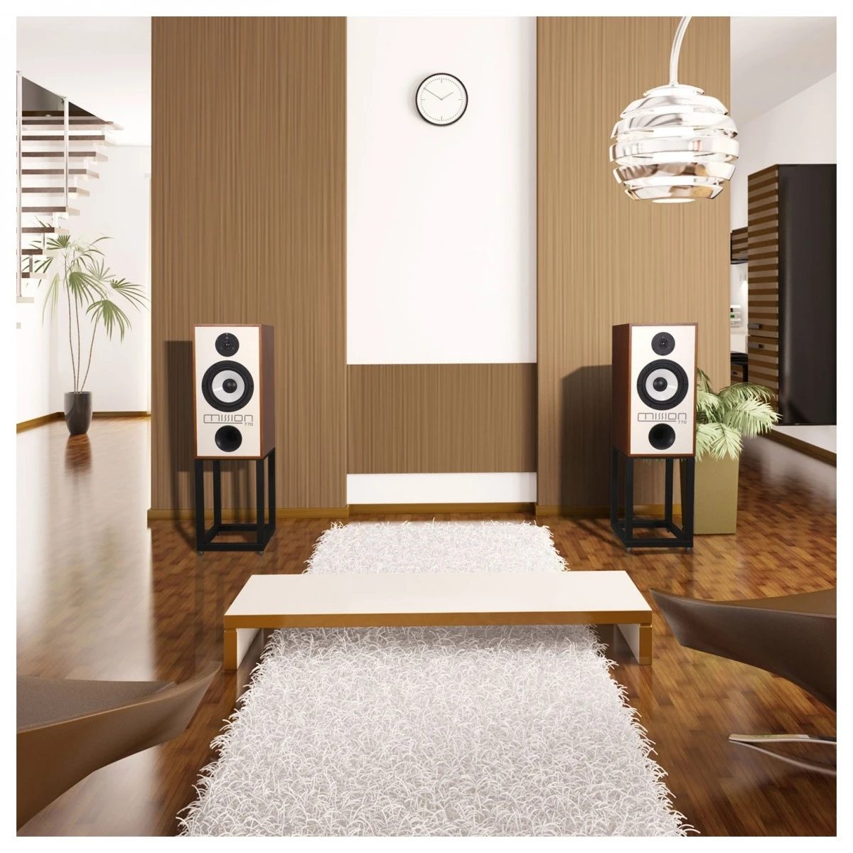 MISSION 770 2-Way Standmount Speaker (Pair), Walnut - Image 6