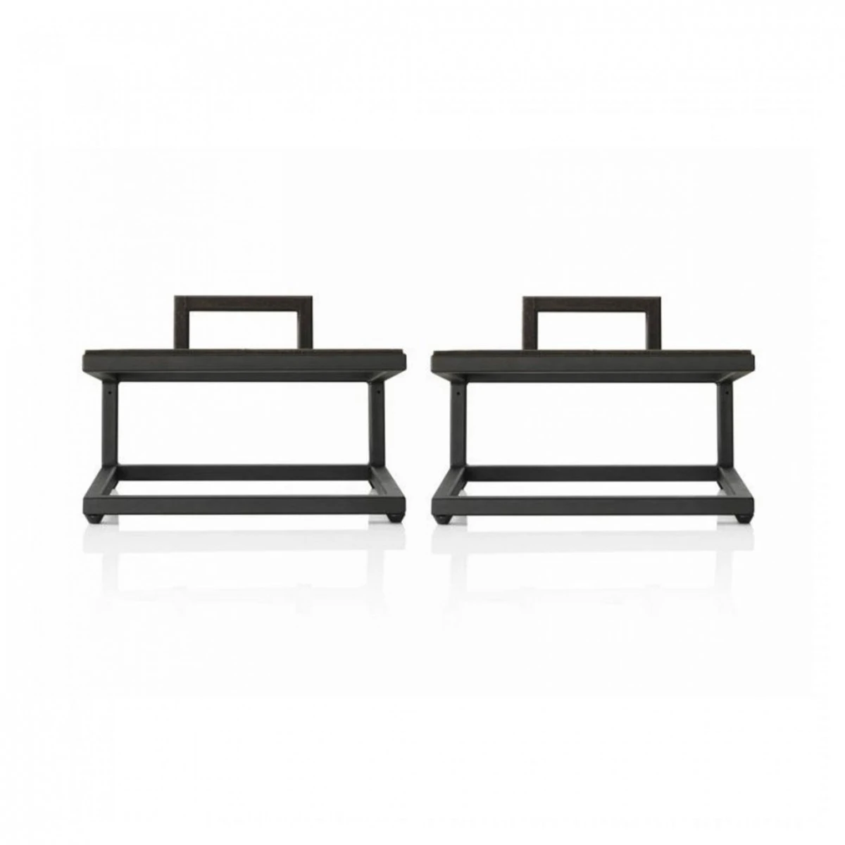 JBL L100 Mk2 Classic 3-Way Speakers With JS-120 Stands (Pair), Blue - Image 2