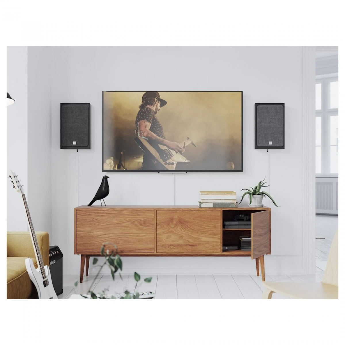 DALI OBERON On-Wall-C Active Black Ash Speakers (Pair) W/ Sound Hub Compact - Image 6