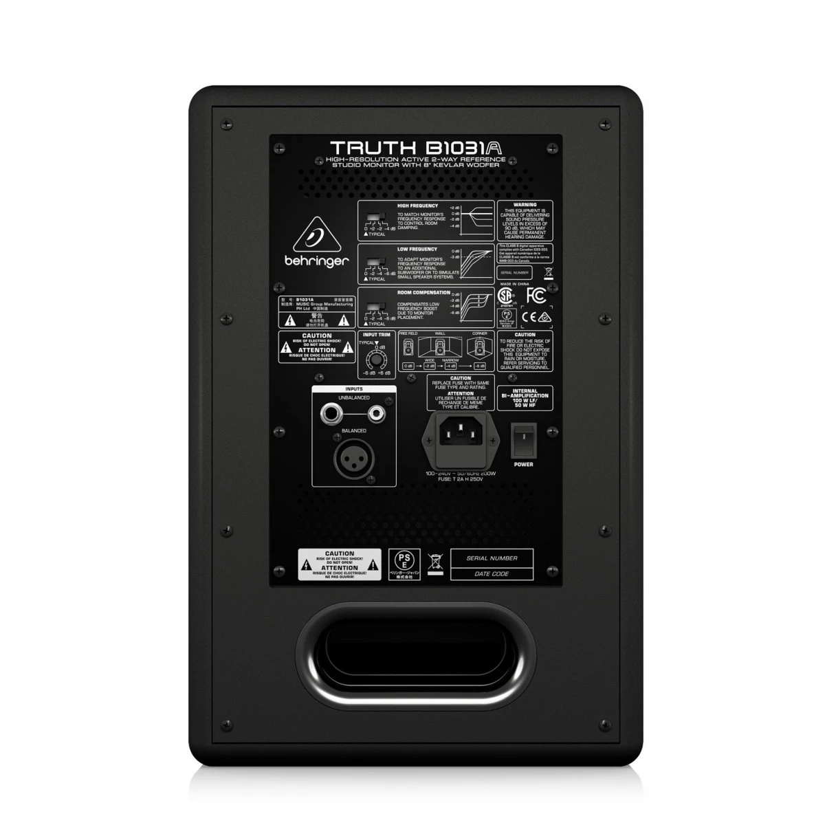 Behringer B1031A Truth Active Studio Monitor, Single - Image 2
