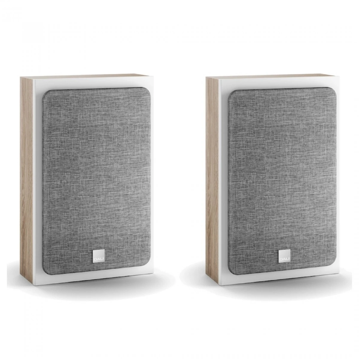 DALI OBERON On-Wall-C Active Light Oak Speakers (Pair) W/ Sound Hub Compact