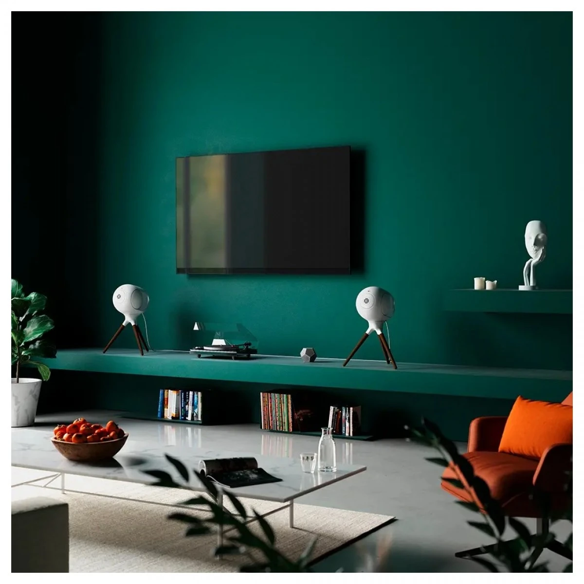 Devialet Phantom I 103dB Wireless Speakers (Pair), Light Chrome - Image 8