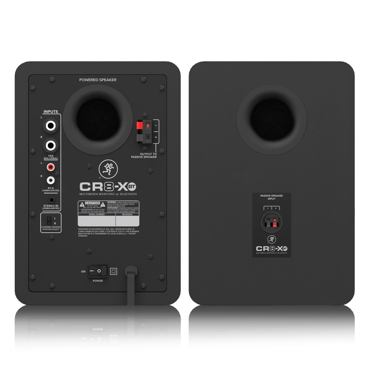 Mackie CR8-XBT 8'' Multimedia Monitor Speakers With Bluetooth