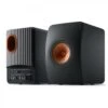 KEF LS50W MKII Wireless Speakers (Pair), Carbon Black