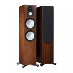Monitor Audio Silver 500 7G Floorstanding Speaker (Pair), Walnut
