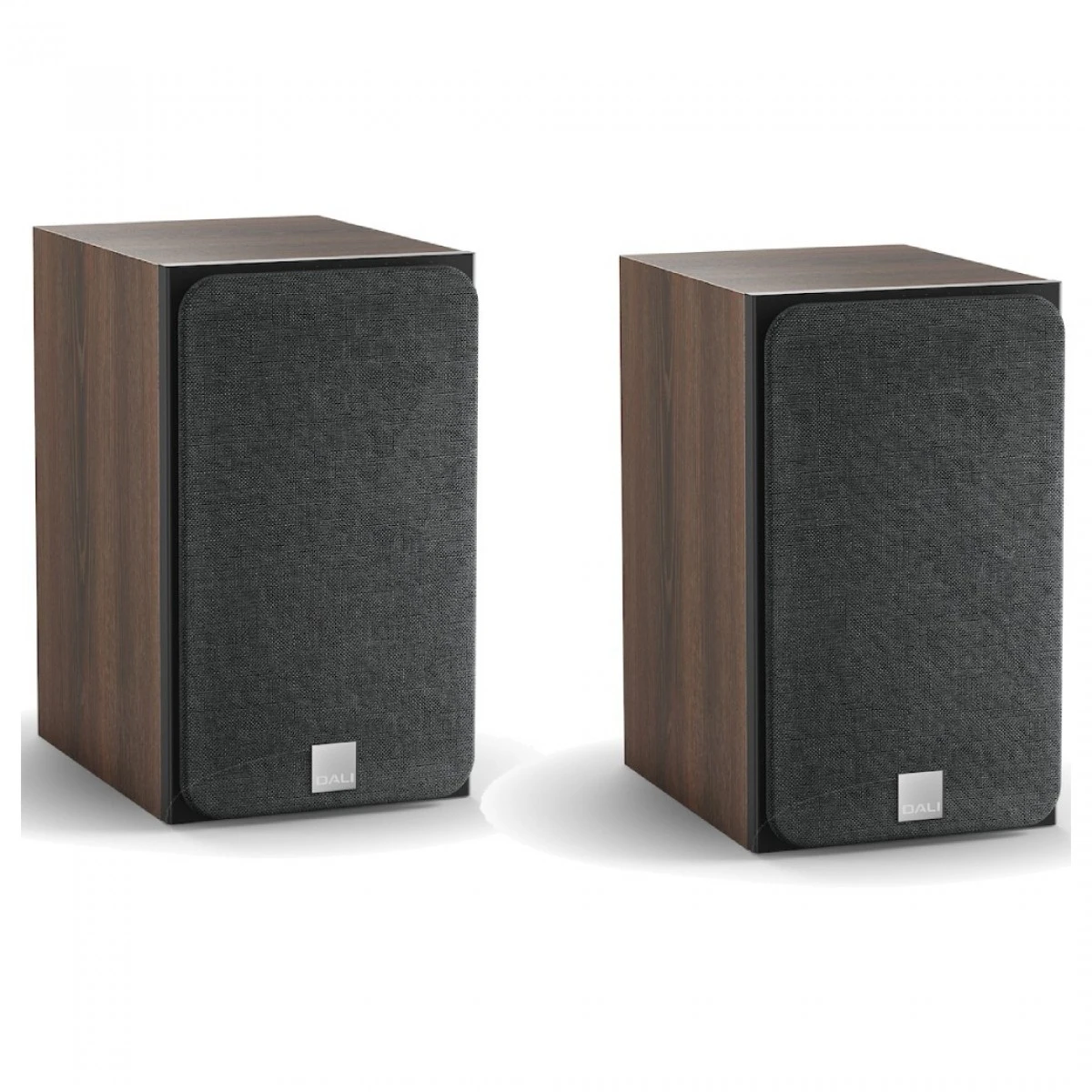 DALI OBERON 1C Active Speakers (Pair) W/ Sound Hub Compact, Walnut