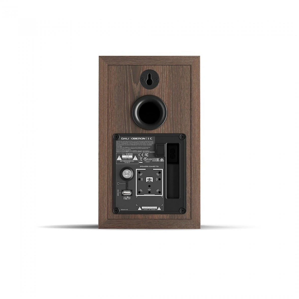 DALI OBERON 1C Active Speakers (Pair) W/ Sound Hub Compact, Walnut - Image 3