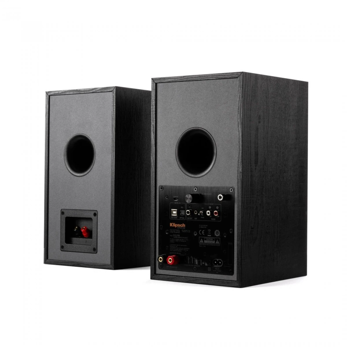 Klipsch R-51PM Reference Active Bookshelf Speakers (Pair), Black - Nearly New - Image 2
