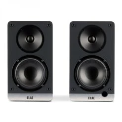ELAC DCB41 ConneX Active Bookshelf Speakers (Pair), Black