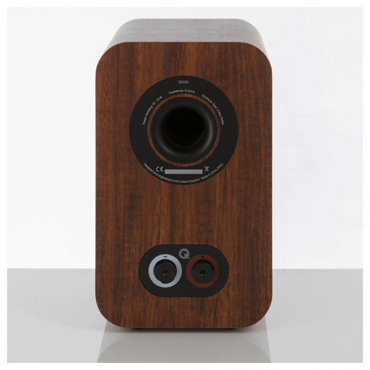 Q Acoustics Q 3020i Bookshelf Speakers (Pair), English Walnut - Image 3