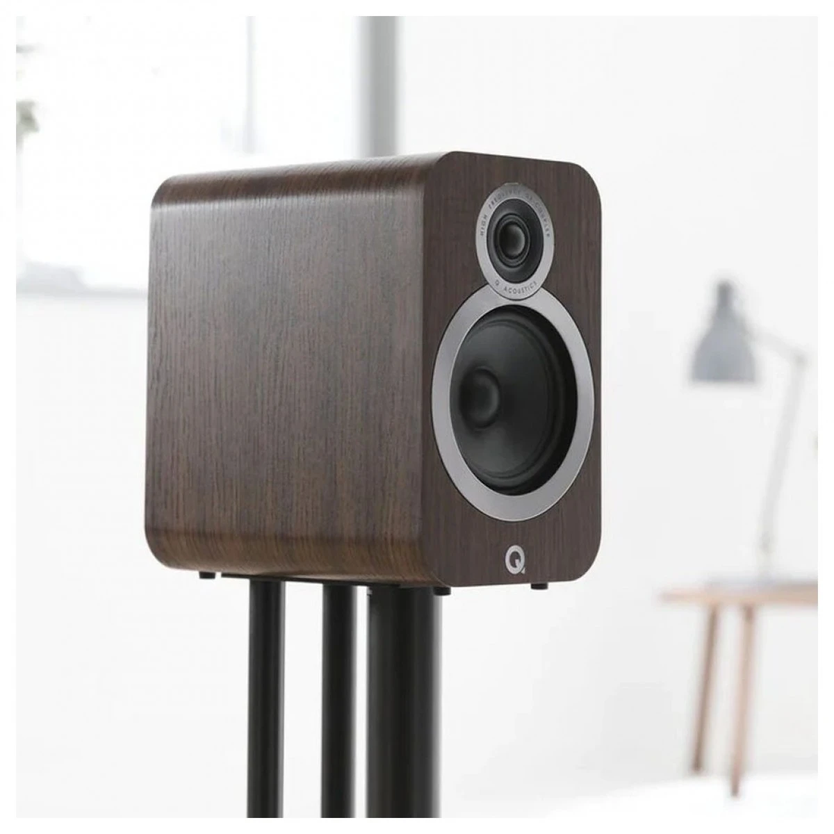 Q Acoustics Q 3020i Bookshelf Speakers (Pair), English Walnut - Image 4