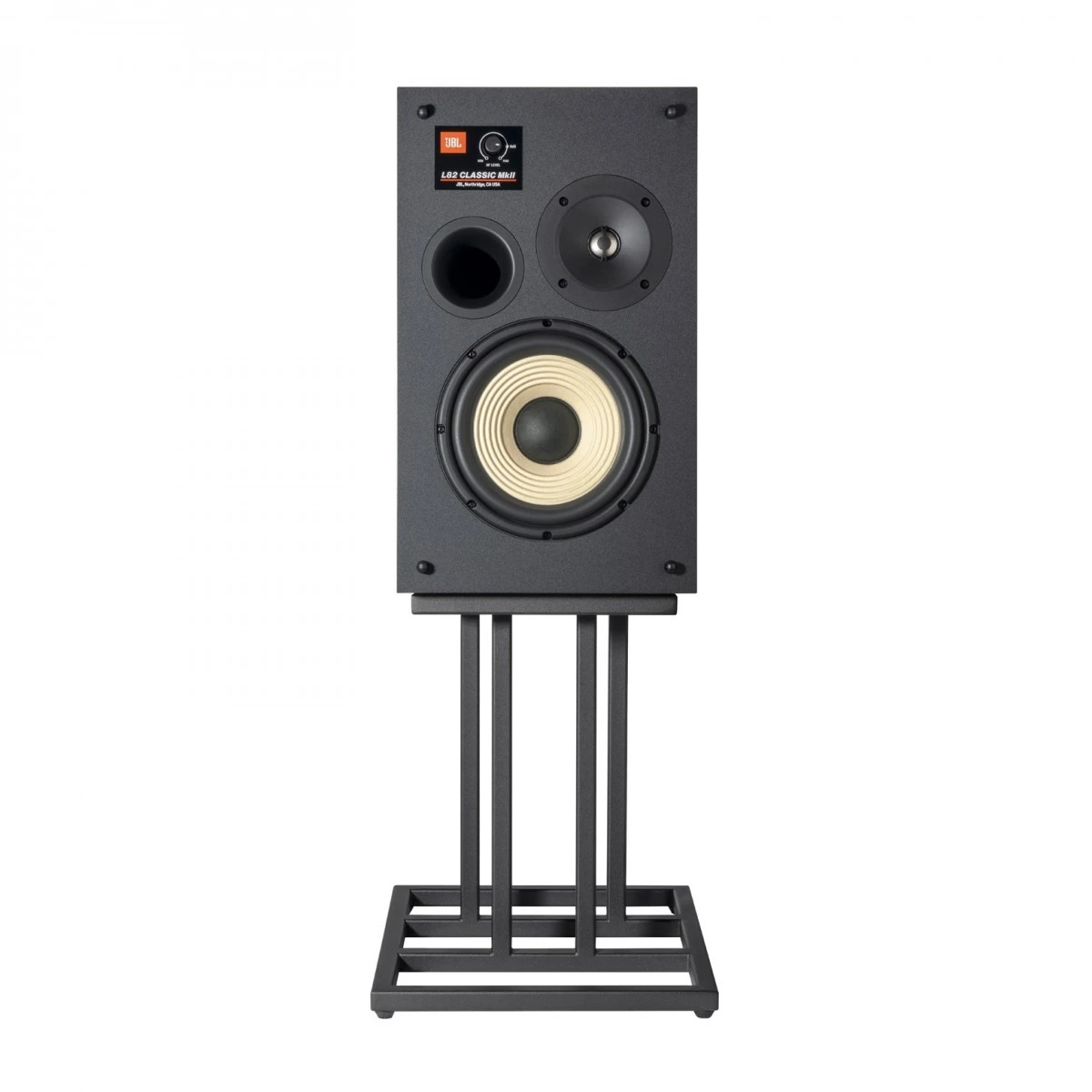 JBL L82 Mk2 Classic 2-Way Speakers With JS-80 Stands (Pair), Blue - Image 3