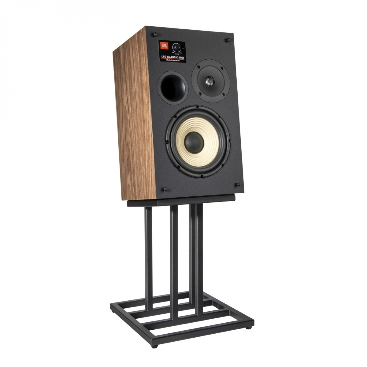 JBL L82 Mk2 Classic 2-Way Speakers With JS-80 Stands (Pair), Blue - Image 4