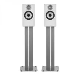 Bowers & Wilkins 607 S3 Bookshelf Speakers (Pair) With Stands, White