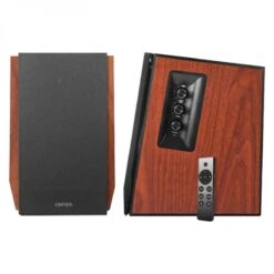 Edifier R1700BT Active 2.0 Bluetooth Bookshelf Speakers (Pair), Brown