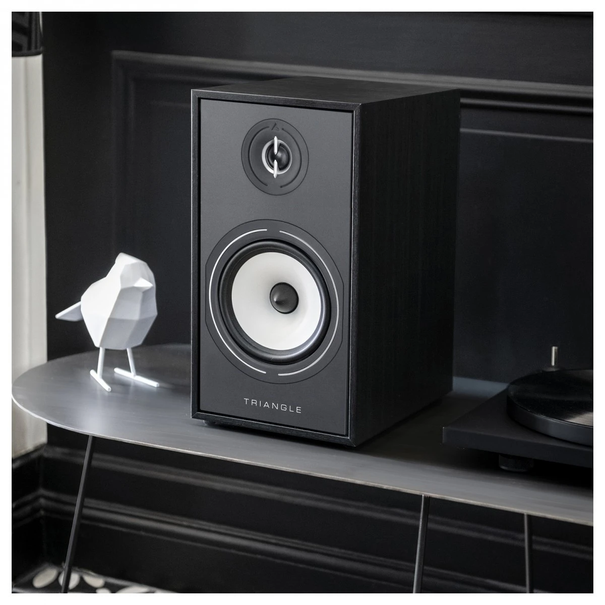 Triangle Borea BR02 BT Active Bookshelf Speakers (Pair), Black Ash - Image 6