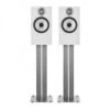 Bowers & Wilkins 606 S3 Bookshelf Speakers (Pair) With Stands, White