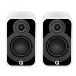 Q Acoustics Q 5020 Bookshelf Speakers, Satin White (Pair)