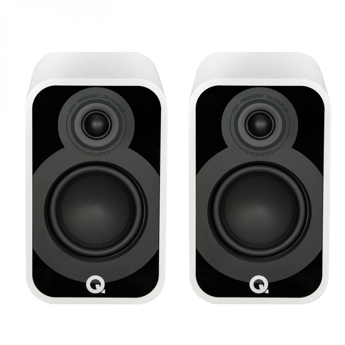 Q Acoustics Q 5020 Bookshelf Speakers, Satin White (Pair)