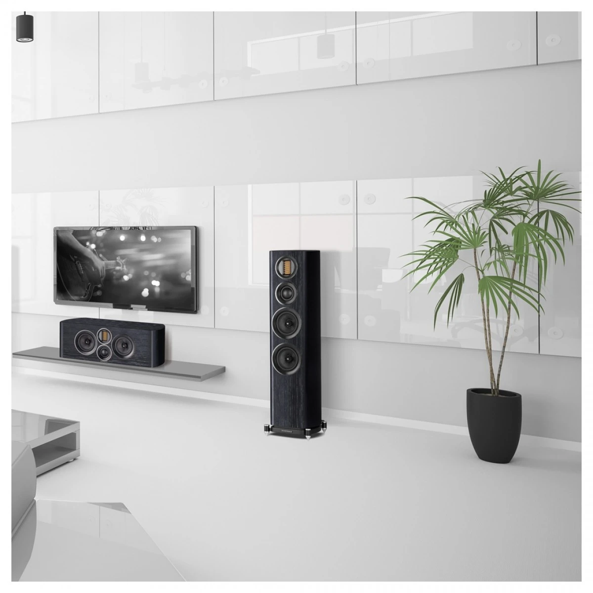 Wharfedale Evo 4.4 Floorstanding Speakers (Pair), Black - Image 3