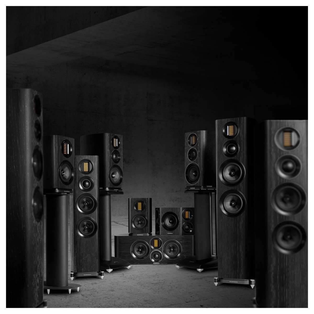 Wharfedale Evo 4.4 Floorstanding Speakers (Pair), Black - Image 4
