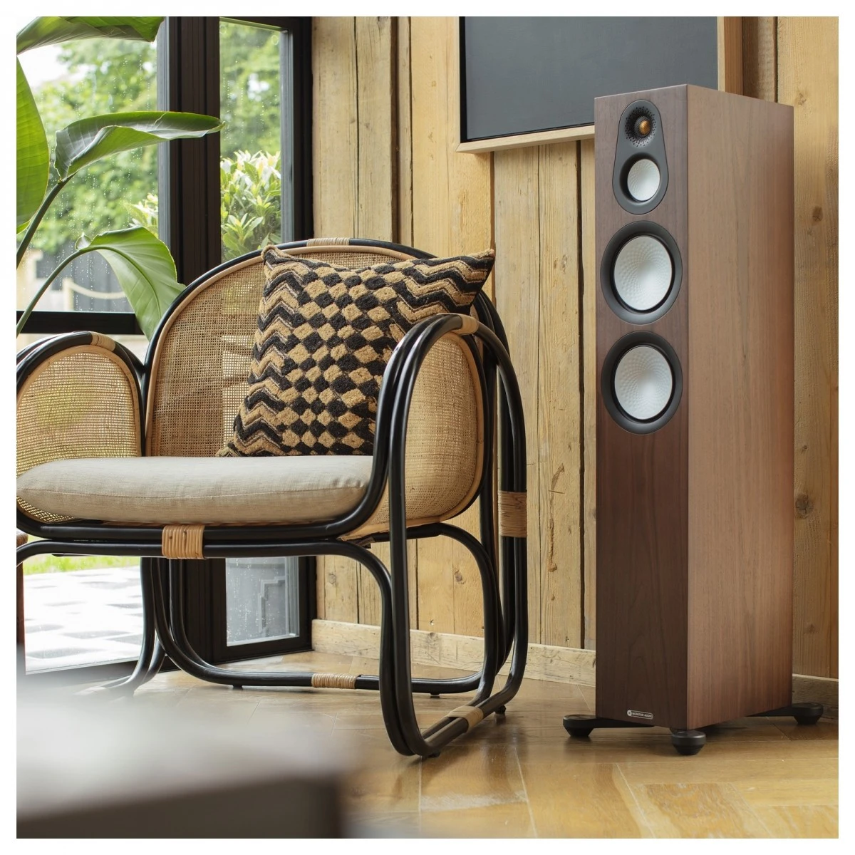 Monitor Audio Silver 300 7G Floorstanding Speakers (Pair), Walnut - Image 5