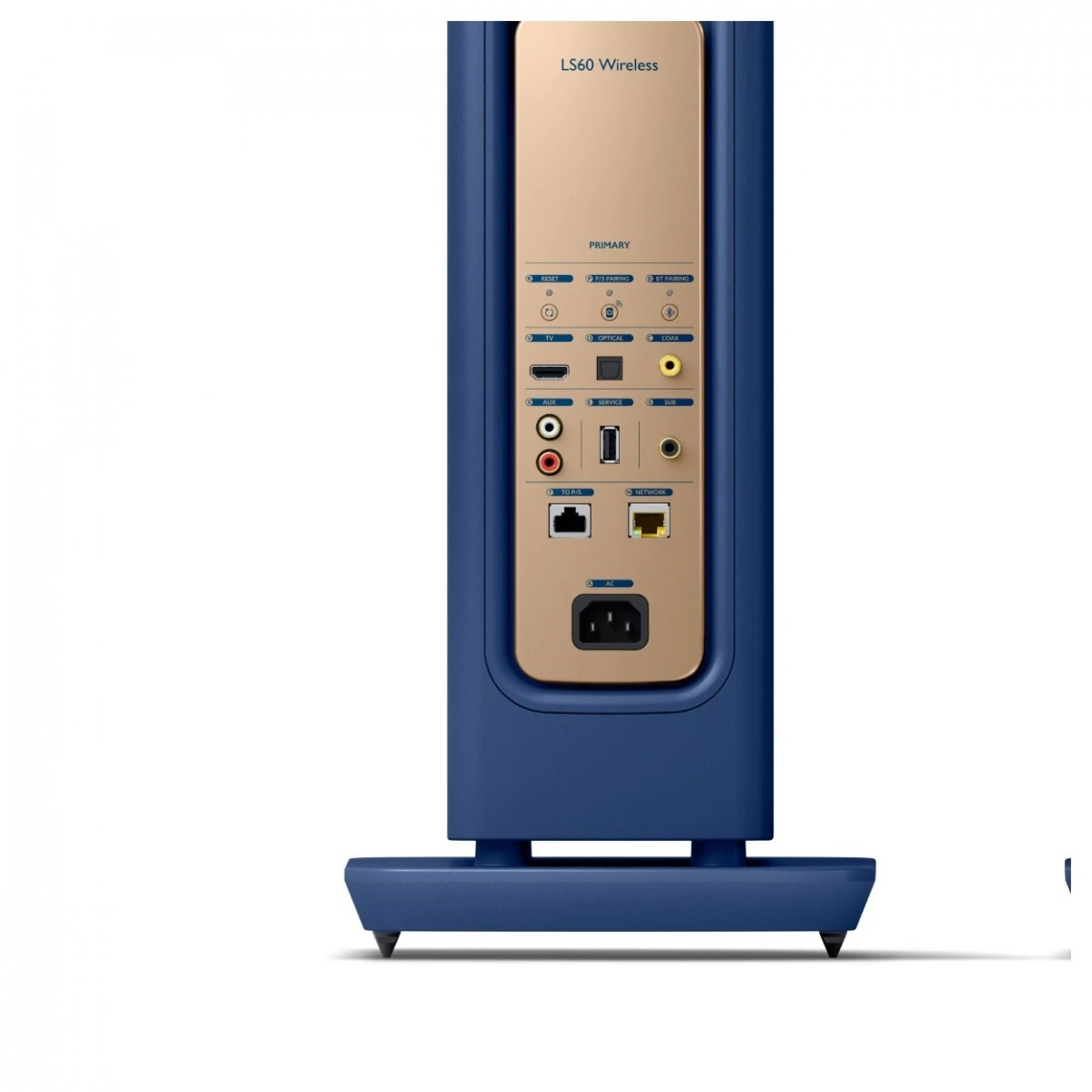 KEF LS60 Wireless Floorstanding Active Speakers (Pair), Royal Blue - Image 2