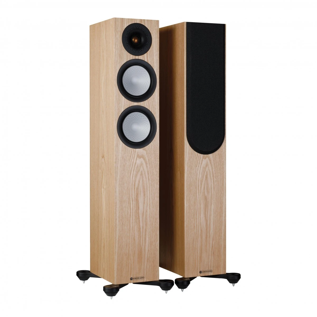 Monitor Audio Silver 200 7G Floorstanding Speaker (Pair), Ash