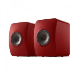 KEF LS50W MKII Special Edition Speakers (Pair), Crimson Red W/Stands