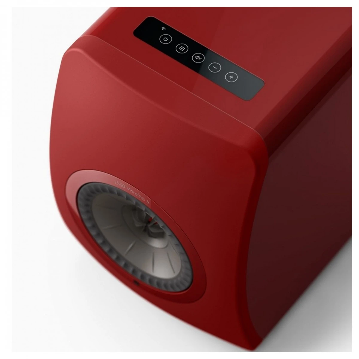 KEF LS50W MKII Special Edition Speakers (Pair), Crimson Red W/Stands - Image 4
