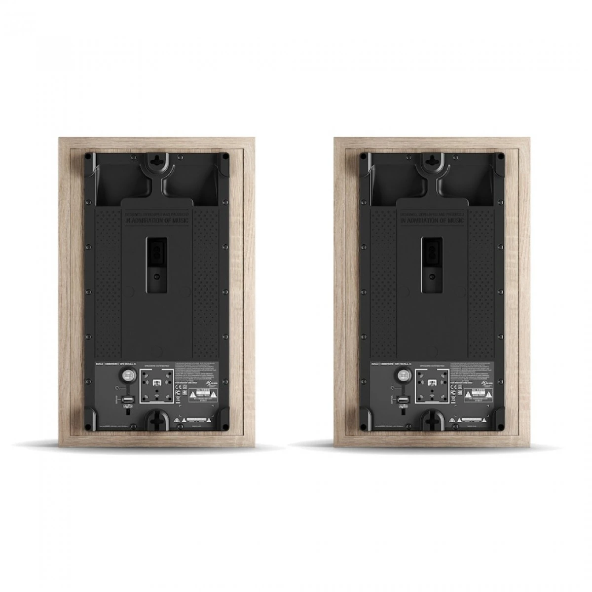 DALI OBERON On Wall C Active Light Oak Speakers (Pair) W/ Sound Hub W/ BluOS Module - Image 3