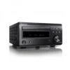 Denon RCD-M41 DAB, Black W/ DALI Spektor 1 Speakers, Walnut