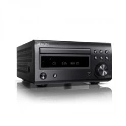 Denon RCD-M41 DAB, Black W/ DALI Spektor 1 Speakers, Walnut